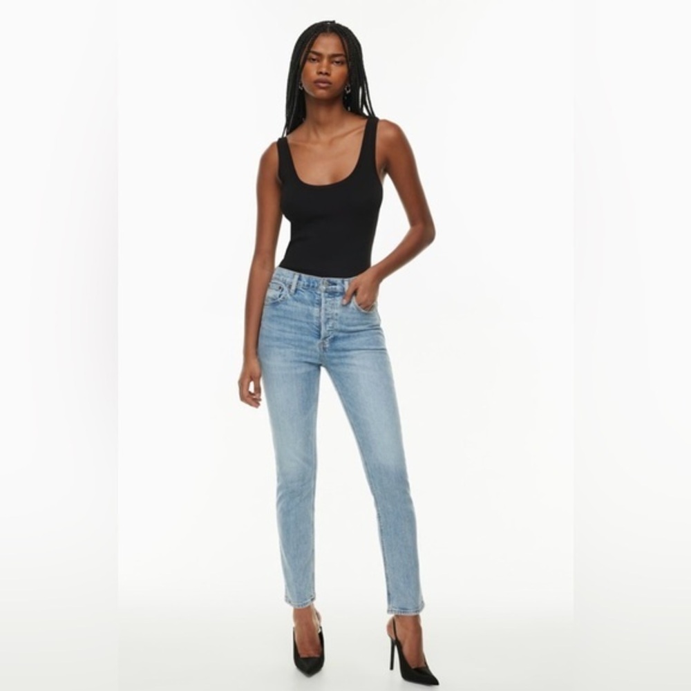 Denim Forum The Yoko High Rise Slim Jeans